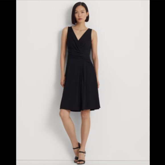 Brand New Women's Lauren Ralph Lauren Jersey Sleeveless Dress - Picture 8 of 13